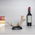 thumbnail image 3 of Zxsyw Deer Horn Wine Rack, Tilted Wine Cabinet, Wine Stopper - Decorative Resin Ornament for Home Bar and Kitchen Storage, 3 of 5