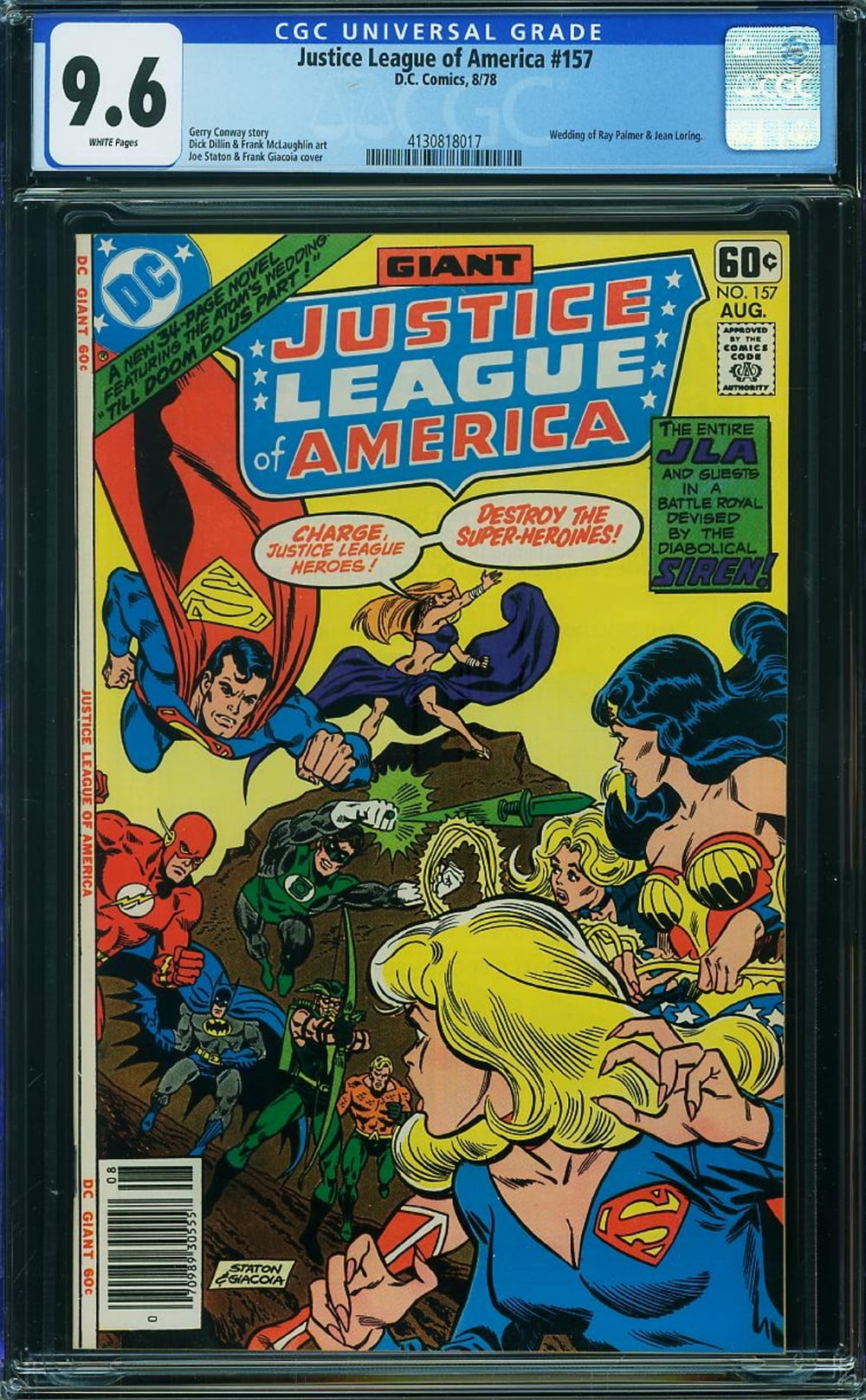 Cover of Justice League of America #157