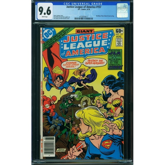 Justice League of America #157 - CGC 9.6 Comic Book