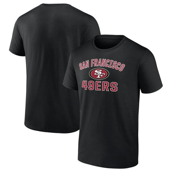 Men's Fanatics Black San Francisco 49ers Victory Arch T-Shirt