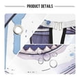 thumbnail image 5 of JSTEL Funny Shark Watercolor Waterproof Barber Cape for Men Women Beard Shaving Bib Apron Professional Hair Cutting Cloth, 65 x 55 inch, 5 of 6