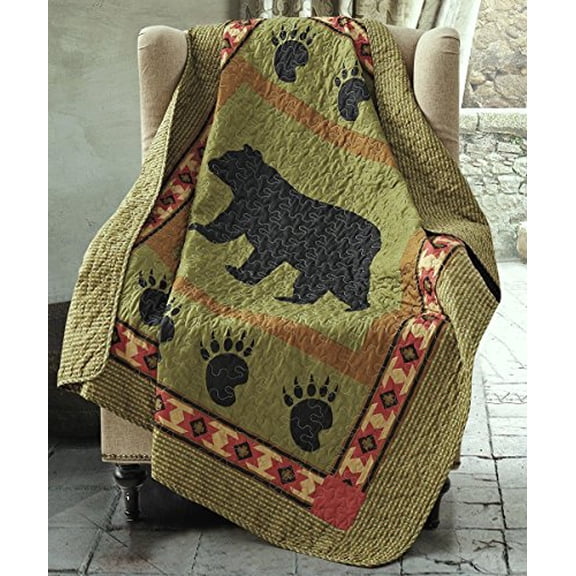 Duke Imports Bear Quilt Throw, 50" x 60"