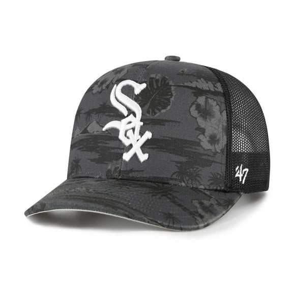 Men's '47 Black Chicago White Sox Fiji Trucker Adjustable Hat
