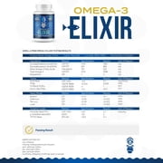 Gorilla Mind Omega-3 Elixir Premium Fish Oil with EPA and DHA, 60 Softgels