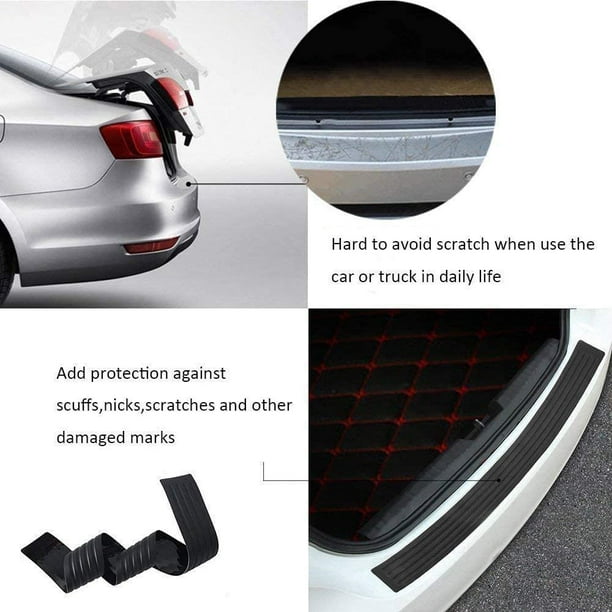 Protecteur de protection de pare-chocs arrière de voiture bande de
