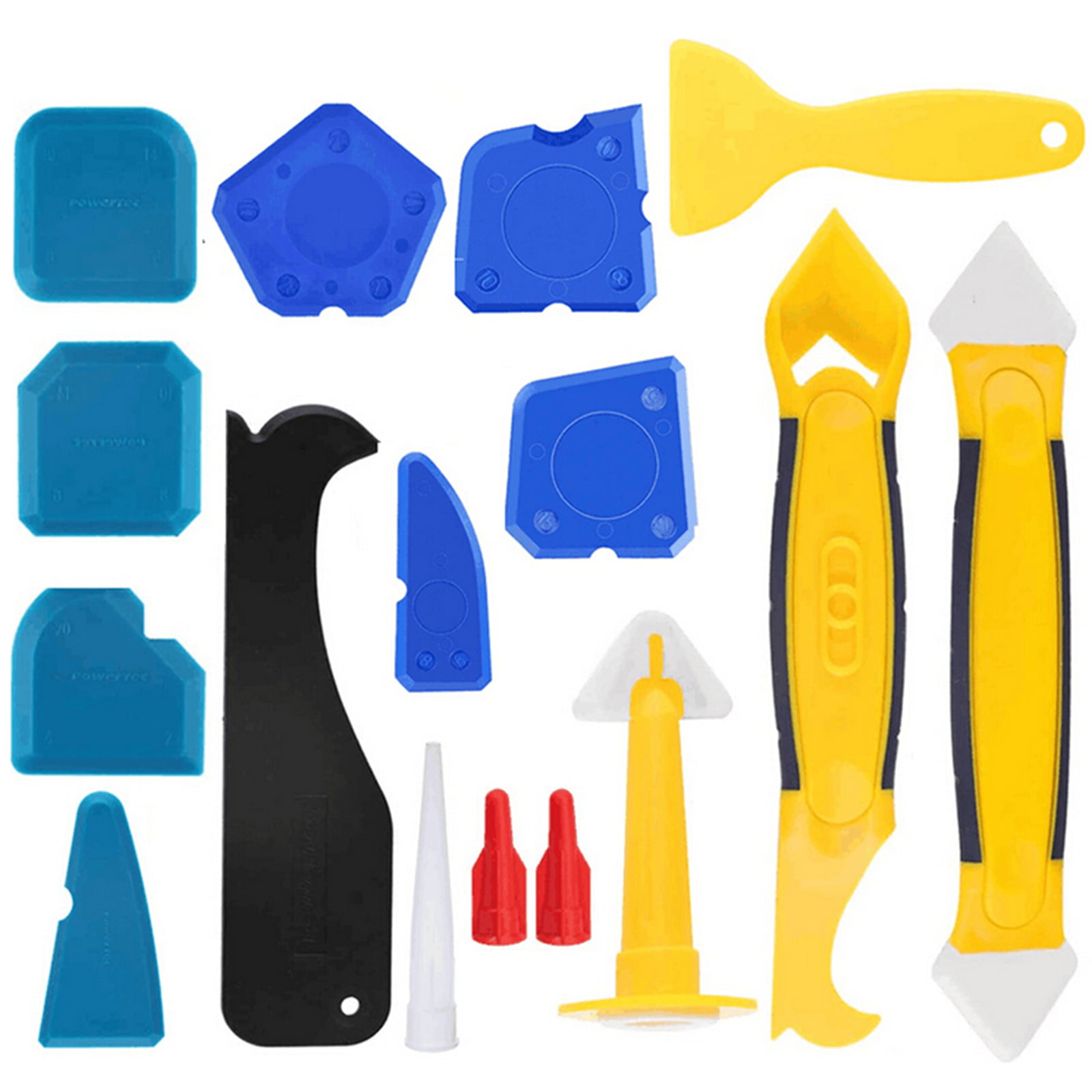 9x Sealant Finishing Tool Silicone Caulking Tool Kit For Kitchen Home Durable 