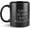 C75, variant on Tears Of The People I Beat At Trivia, Black Mug 11 Ounces Funny Black Mug - Cute Coffee And Tea Mug - Ceramic Coffee Mugs For Women And Men