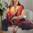 thumbnail image 6 of Sigee Shark Underwater Vortex for Women’s Pajama Sets Long-Sleeved Pjs Sets for Women 2 piece Sleepwear-Large, 6 of 7