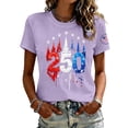 thumbnail image 3 of 250th Anniversary USA Shirt Women 1776-2026 American Flag T-Shirt Patriotic 4th of July Shirt USA 250 Years Tops, 3 of 4