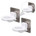 thumbnail image 2 of 2pcs Shower Gel Bottle Rack Hook Adjustable Storage Shelf Hand Sanitiser Rack, 2 of 8
