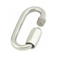 thumbnail image 5 of Enlace rápido de acero inoxidable M6, eslabones de cadena de gancho a presión en forma de D, 5 uds., 5 of 5