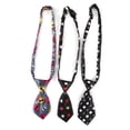 thumbnail image 3 of Nota De Poliéster Ajustable Portátil/Decoración Con Estampado De Labios Mascota Gato Perro Cachorro Corbata Accesorios Regalo seitruly PT001525-06, 3 of 6