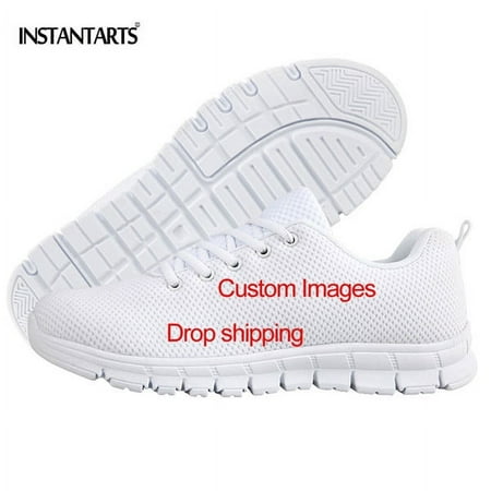 

Ladies Shoes Spring Women Sneakers Female Woman Flats Shoes Cartoon Cook /Chef 3D Print Lace Up Walking Jogging Shoes Mesh 2021