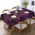 thumbnail image 2 of Glow in Dark Splatter Neon Tablecloth Rectangle Waterproof Spill-Proof Table Cloth Cover For Kitchen Dining Farmhouse Party Wedding Outdoor Picnic Camping 54x72in, 2 of 7