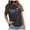 Black, variant on TSADFHJI Peplum Tops for Women Women Floral Shirts Gardener Gift Tshirt in Short Sleeve Inspirational Tee Top Xxl Black