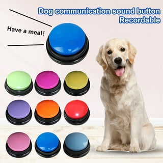 2 Pcs Dog Button Clicker Sound Trainer Three Gear Adjustable Pet Obedience  Agility Training Tool Elastic Wrist Band Click for Pe