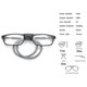 thumbnail image 5 of Gafas de lectura Tr de alta calidad con absorción magnética, cuello colgante, gafas para lectores Funky (ampliación 2,5: Rojo ), 5 of 5
