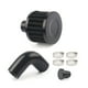 thumbnail image 2 of de ventilación del cárter del cigüeñal Piezas de plástico para vehículos Accesorios Suministros de automóvil Negro, Kit, 2 of 8
