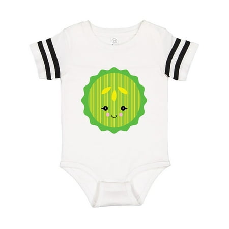 

Inktastic kawaii pickle slice Gift Baby Boy or Baby Girl Bodysuit