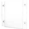 AdirOffice Clear Acrylic Suction Cup Window 8.5 x 11 Sign Holder (12 Pack)
