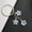 Blue, variant on 1pc Unisex Cherry Blossom Keychain, 5 Colors Available, Bag Pendant, Key Ring, Small Gift Valentine's Day Valentines School Car Accessories Cute Goth Y2k Halloween Accessories Teachers Day