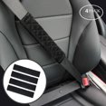 thumbnail image 3 of GoXteam 4 Pack Universal Soft and Comfortable Car Seat Belt Pads Harness Pads Pram Strap Covers Backpack Shoulder Pad Automotive Seat Belt Cushion Pad Cover for Adults, Black, 3 of 7