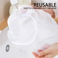 thumbnail image 4 of Cheesecloth Bag for Straining - Reusable Nut Milk Bag, Cooking Straining Bag for Juicing, Cheese Making, Yogurt, Sprouting, Kitchen Strainer Bag, Medium Size, 4 of 5