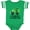 Football Green and White, variant on Inktastic 1st St Patricks Day Construction Truck Shamrocks Boys Baby Bodysuit