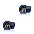 thumbnail image 4 of Sidaley Velocímetro HUD para coche LED de alta definición Alarma Pantalla digital Fuente de alimentación USB Pantalla multifunción 2piezas, 4 of 6
