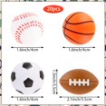 thumbnail image 3 of Pelota deportiva antiestrés Waenerec Mini, 20 paquetes para fiestas infantiles, 3 of 8