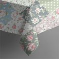 thumbnail image 5 of Pioneer Flower Floral Print Pattern Square Tablecloth, Waterproof Wipeable Spillproof Washable Table Cover for Home Kitchen Party Decor, 42"x42", 5 of 6
