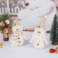 thumbnail image 3 of Adorno de tela para muñeco de nieve, regalo de Navidad, decoración navideña para el hogar, colgante de Navidad 2021, Año Nuevo 2022, 3 of 4