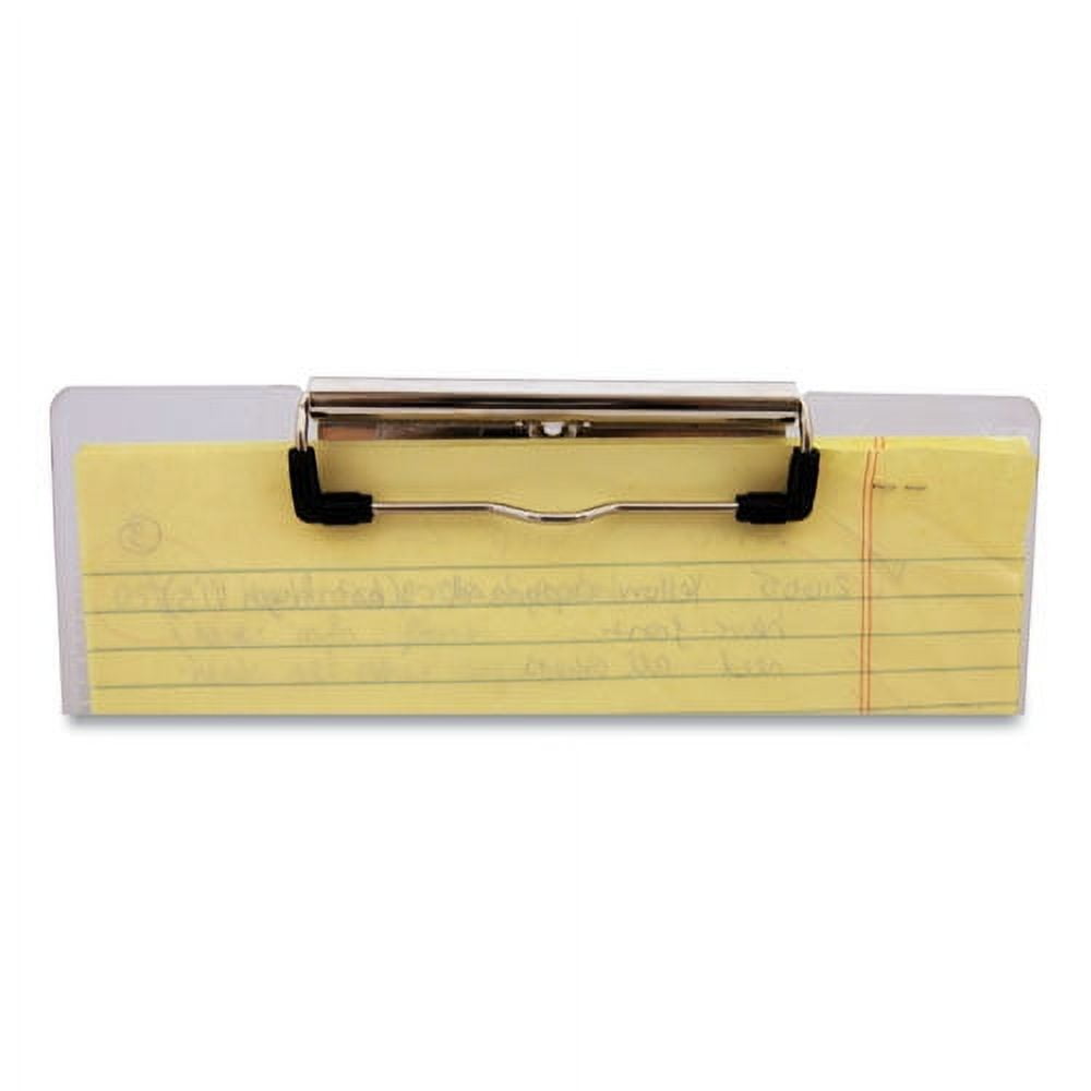 Acrylic Clipboard, 0.5" Clip Capacity, Holds 8.5 x 11 Sheets, Clear | Bundle of 2 Each