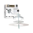 thumbnail image 1 of The Can Converter R56 Recessed Can Light Conversion Kit W/ 7"" Flat Ceiling Medallion - Home Improvement For 5"" & 6"" Cans Converter Kit For Ceiling Fan & Light Fixture Ul Certified Satin Nickel, 1 of 4