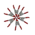 thumbnail image 3 of Pince à Ressort en Métal avec Poignée en Caoutchouc pour Camping (Rouge) (2 Pcs), 3 of 3