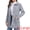 Light Gray, variant on Women's Winter Overcoat Mid-Long Notch Lapel Peacoat with Pockets M Beige