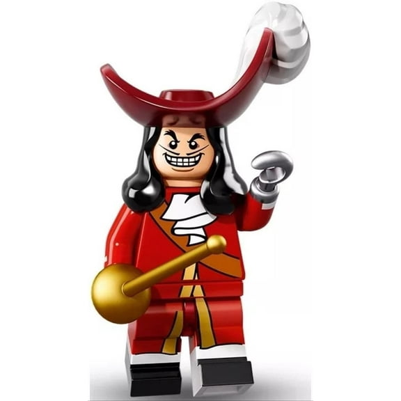 LEGO Disney Series 16 Collectible Minifigure Captain Hook Interlocking Block Building Sets