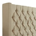 thumbnail image 4 of Picket House Furnishings Arden Queen Tufted Upholstered Bed in Natural, 4 of 7