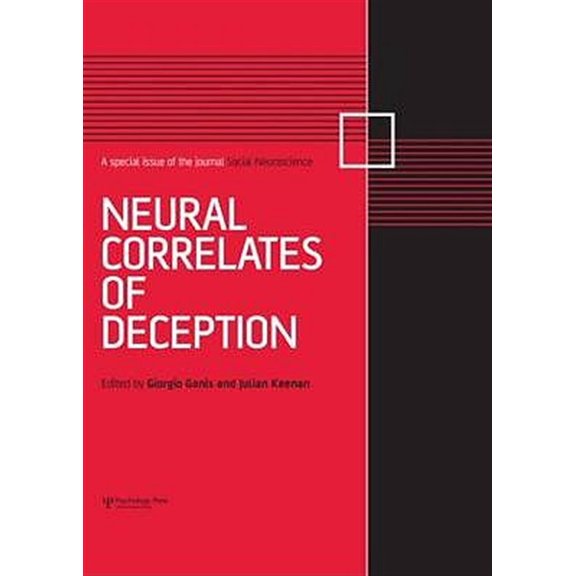 Pre-Owned Special Issues of Social Neuroscience: Neural Correlates of Deception: A Special Issue of Social Neuroscience (Hardcover)
