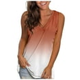 thumbnail image 2 of Women's Sexy Loose V Neck Cami Tank Tops Casual Sleeveless Long Tunics Shirt Pleated Flowy Spaghetti Camisole Blouse 2 of 9