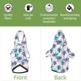 thumbnail image 5 of Bingfone Palm Leaves Dog Clothes Hoodie, Pet Winter Coat,Puppy Sweatshirts for Small Dogs Boy Girl,Suitable for All Breeds-X-Large, 5 of 6