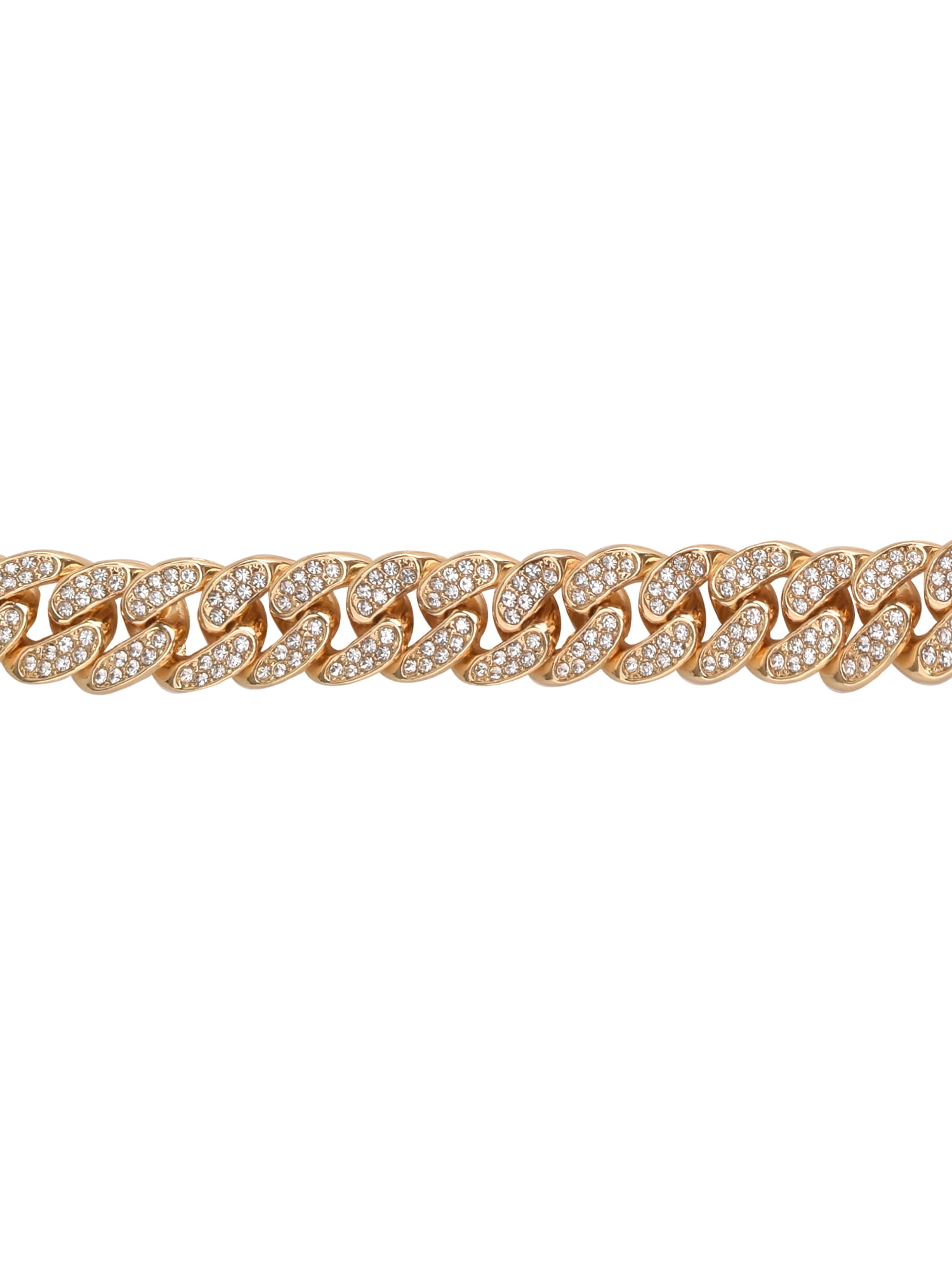 Believe by Brilliance Men's Adult Male 14KFG Curb Chain Necklace