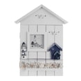 thumbnail image 1 of EeaseCA Mediterranean House Key Storage Holder Case Wall Mounted Wooden Storage Box (Lighthouse), 1 of 8