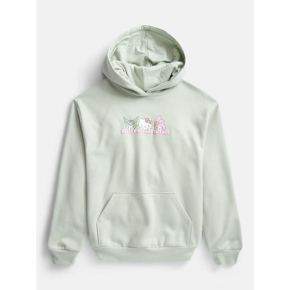 Hello Kitty and Friends Girls Graphic Fleece Hoodie, Sizes 4-16