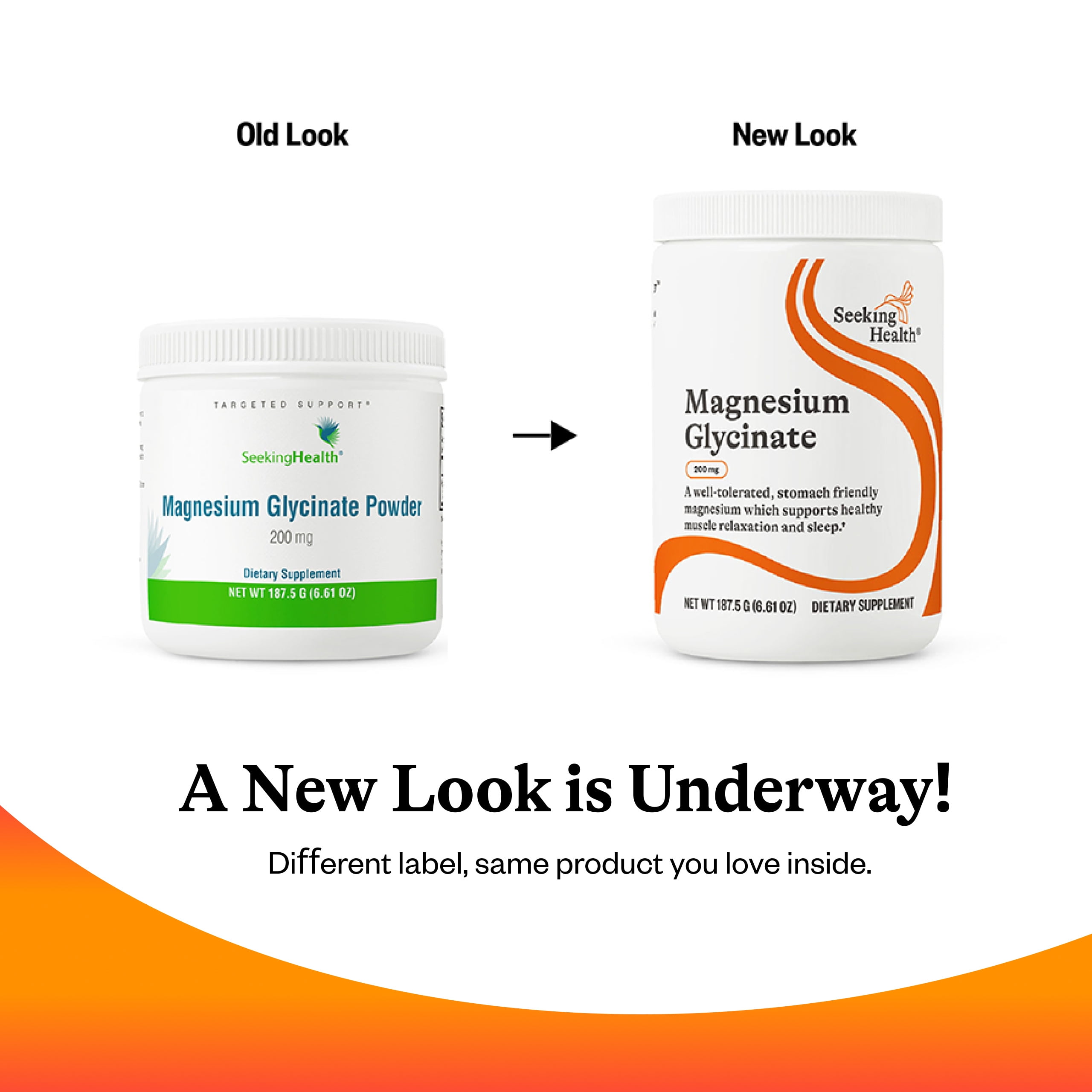Seeking Health Magnesium Glycinate Powder, 200 mg per Serving, Bioavailable Bisglycinate Chelate, Support Sleep and Relaxation, Natural Energy, Vegetarian (75 Servings)