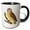 Black/White, variant on 3drose, Barn Owl on Branch, 11oz Mug