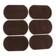 thumbnail image 5 of Parche de ante con aplique, codera, rodillera, parche ovalado, material para reparación de costura de prendas de vestir Marron oscuro, 5 of 6