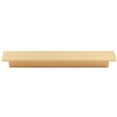 thumbnail image 2 of Mesa Cabinet Pull, 128 Millimeters, Satin Brass by Stone Harbor Hardware, 2 of 2