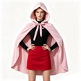 thumbnail image 4 of MuXiKeJi Clothes Velvet Hooded Cape Winter Cloak With For Halloween Cosplay Stage Performance, 4 of 6