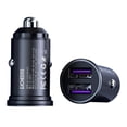 thumbnail image 1 of Cargador De Coche De Carga Rápida Qc3.0 Cargador De Coche De 38 W Cargador De Teléfono De Doble Puerto Usb De Metal Speravity EL016422-01, 1 of 5
